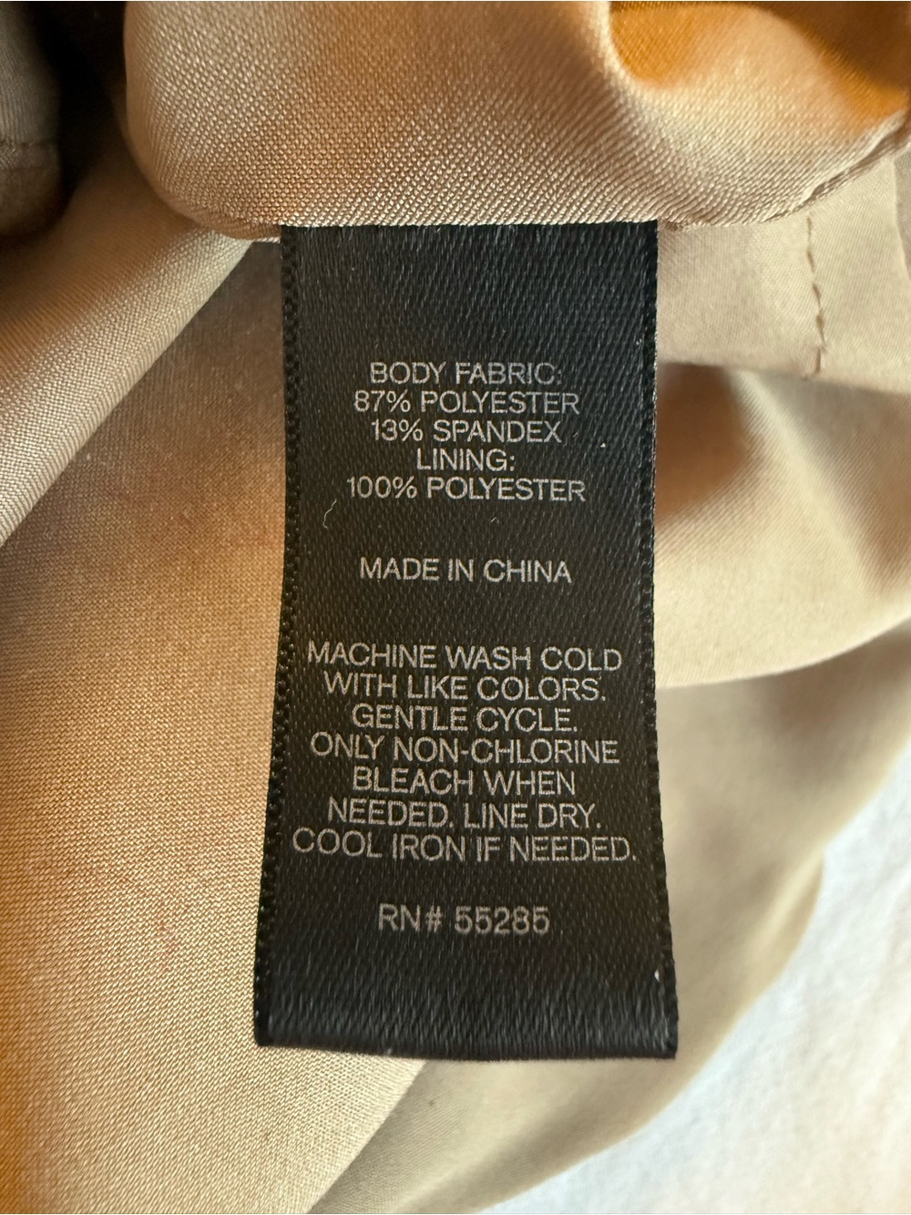 Express Tan Faux Suede Fringe Skirt – Size 00 - Picture 4 of 5